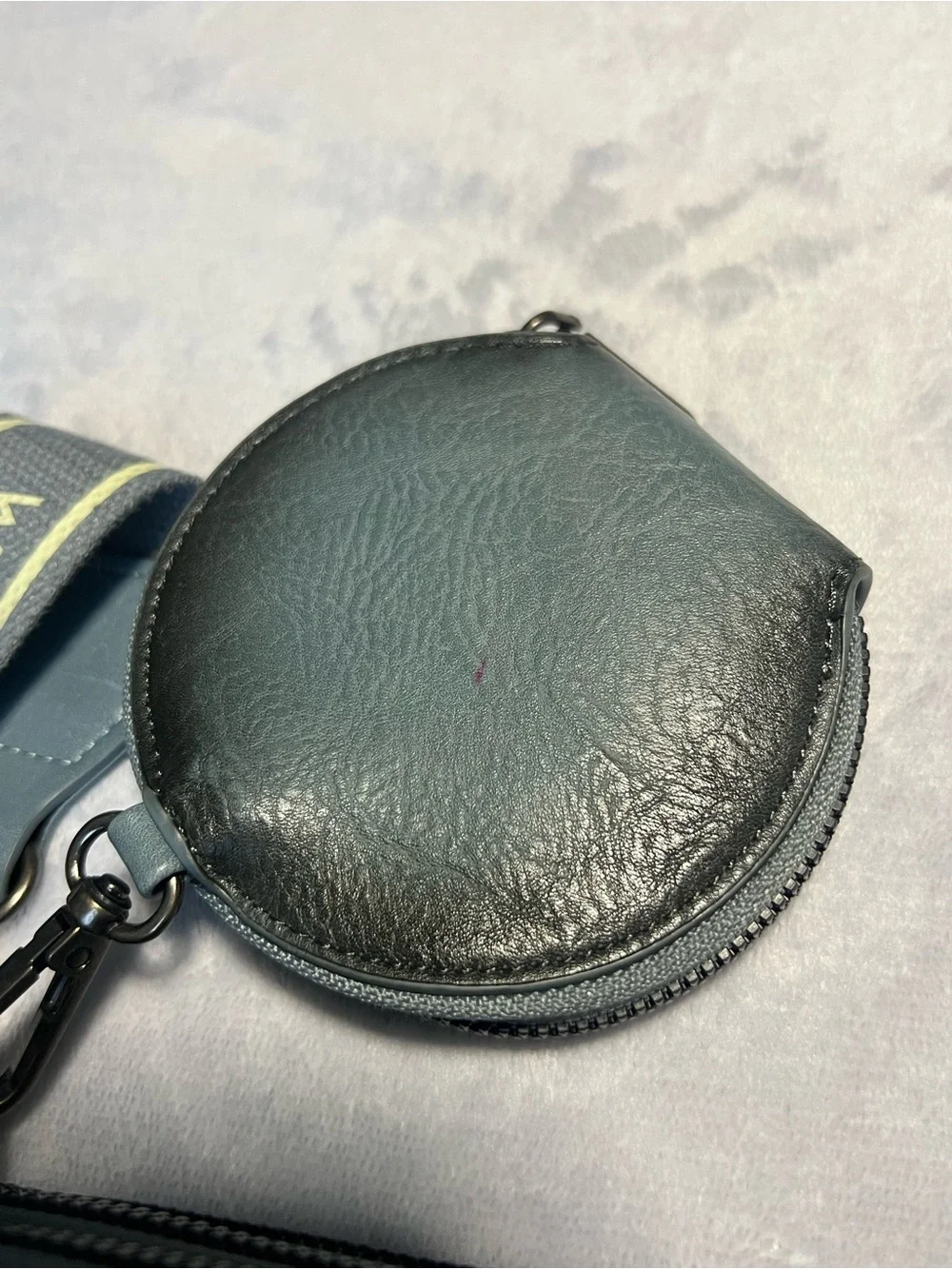Wrangler Blue/Gray Crossbody CellPhone Purse Detachable Coin Case